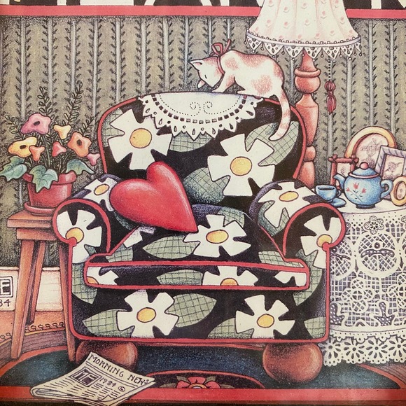 Mary Engelbreit Home Is Where The Heart Is Framed Print - Picture 5 of 8